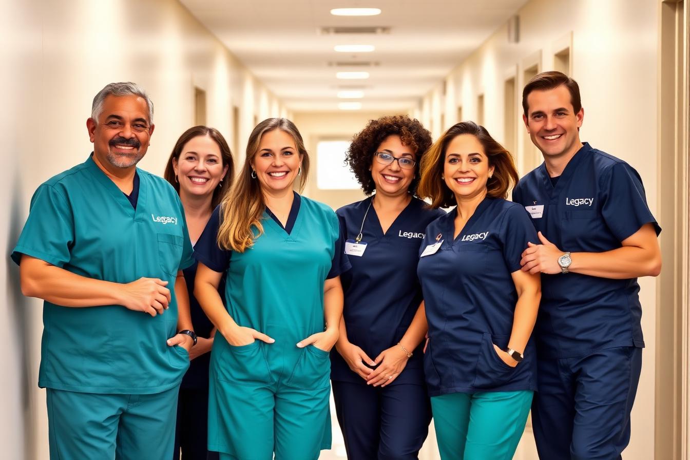 Legacy Restoration Cleaning support team in a hospice facility